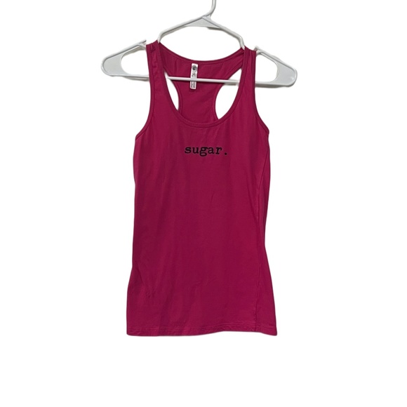 Pink Razor Back Tank - Picture 2 of 7